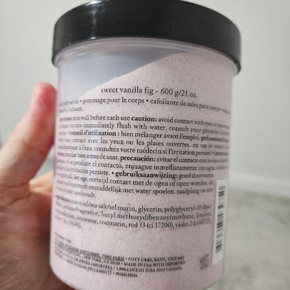COPY - PHILOSOPHY SUPER SIZED SWEET VANILLA FIG BODY SALT SCRUB - 21 oz - Picture 2 of 2